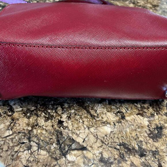 BEAUTIFUL BRIGHT RED MICHAEL KORS PURSE - Picture 5 of 6